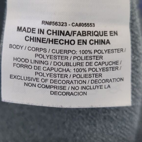 Nike Dri Fit Gray Black Purple Oversized Hoodie Sweater Size XS - Picture 8 of 8